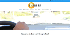 Desktop Screenshot of expressdrivingsd.com